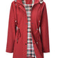 🧥Last Day 50% OFF🌧️Women's Checkered Lining Waterproof Windbreaker🍃🧥
