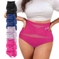 🌸 Last Day Special Price! 🔥Plus-Size High-Waist Cross Tummy Control Panties