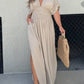🔥BUY 2 GET 30% OFF💗Slit v-neck effortless maxi long dress