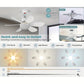 ⏳LAST DAY SALE 60% OFF🔥SmartBreez™ 40W LED Ceiling Fan Light – 20.5” Ultra-Quiet with Remote 🎯 | E27 + FREE B22 Adapter 🔌 | For Bedroom 😴, Kitchen 👩‍🍳 & Garage 🛠️ – UK Ready! 🇬🇧