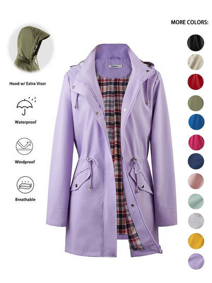 🧥LAST DAY SALE 50% OFF🌧️💧RainGlam Jacket: Unleash Style and Durability in Any Storm!💖