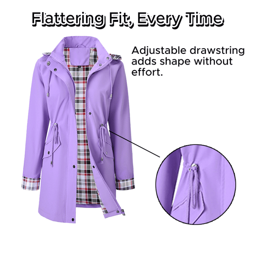 🧥LAST DAY SALE 50% OFF🌧️💧RainGlam Jacket: Unleash Style and Durability in Any Storm!💖