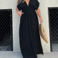 🔥BUY 2 GET 30% OFF💗Slit v-neck effortless maxi long dress