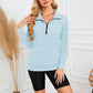 🎉2026 Hot Sale 60% OFF💞🔥Women's Half Zip Sweatshirt Hoodless Hoodie Stand Collar Top