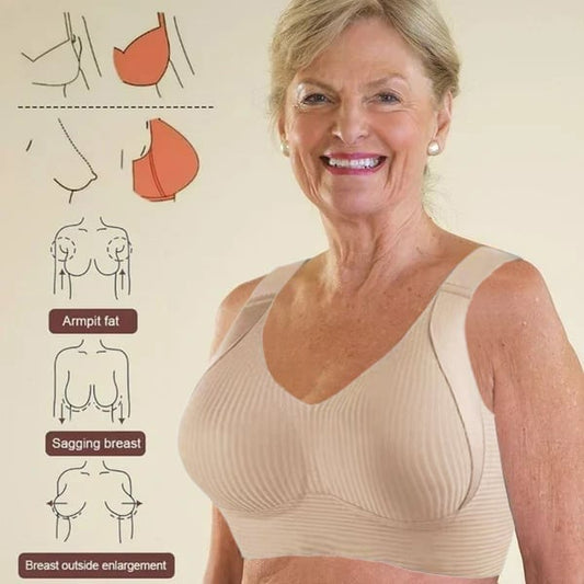 🎁Last Day Buy 1 Get 3 Packs(🚀Free Shipping！！)🔥Super firming bra | Wire-free push-up bra👍No more sagging breasts