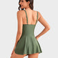 🔥LAST DAY SALE - ONLY £13.99!!⚡50K+ SOLD!👙Women's One Piece Tummy Control Tie Knot Swimsuit