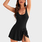 🔥LAST DAY SALE - ONLY £13.99!!⚡50K+ SOLD!👙Women's One Piece Tummy Control Tie Knot Swimsuit