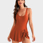 🔥LAST DAY SALE - ONLY £13.99!!⚡50K+ SOLD!👙Women's One Piece Tummy Control Tie Knot Swimsuit