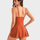🔥LAST DAY SALE - ONLY £13.99!!⚡50K+ SOLD!👙Women's One Piece Tummy Control Tie Knot Swimsuit
