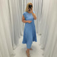 🔥Summer Limited Sale🔥Sleeveless pleated simple solid color dress
