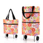 BIG SALE 50%OFF🛍️2-in-1 Foldable Shopping Cart – Carry More, Roll Easier