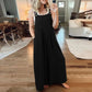 🔥HOT SALE-PLUS SIZE WIDE LEG OVERALLS JUMPSUIT