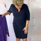 🔥BUY 2 GET 20% off🔥Women’s Trendy V-Neck 3/4 Sleeve Dress