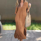 50% OFF🔥Elegant V-Neck Slit Dress