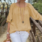 🔥BUY 2 GET 10% OFF💝Women's Plus Size Casual Midi-Sleeve Top