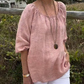🔥BUY 2 GET 10% OFF💝Women's Plus Size Casual Midi-Sleeve Top
