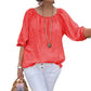 🔥BUY 2 GET 10% OFF💝Women's Plus Size Casual Midi-Sleeve Top