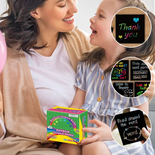 🌈Creative Rainbow Scratch Paper Art Set