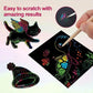 🌈Creative Rainbow Scratch Paper Art Set