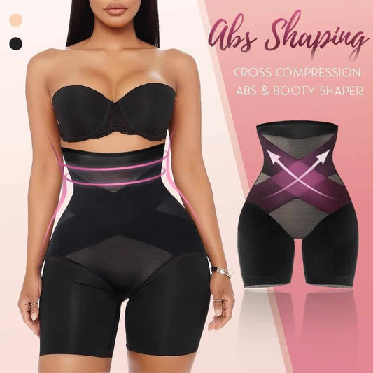 🔥BUY 1 GET FERR SHIPPING🔥New Cross Compression Abs & Booty High Waisted Shaper