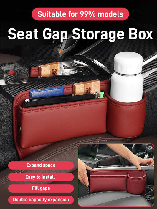 🔥BUY 2 GET FREE SHIPPING🔥Cowhide Car Gap Storage Box