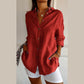 👚Classic Pleated Textured Single-Breasted Lapel Shirt for Women