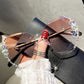 2023 Woman Rimless Diamond Sunglasses
