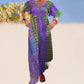 Women’s Bohemian Patchwork Colorful Maxi Dress