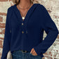 🍂Fall Specials🍂Women’s Trendy Solid Color Hooded Long Sleeve Top