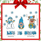 🎅Xmas Sale 49% OFF - 🎄Christmas 3D Cartoon Magnetic Sticker