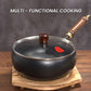 💥Pure Hand Forged Cast Uncoated Thick Iron Skillet🍳