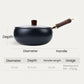 💥Pure Hand Forged Cast Uncoated Thick Iron Skillet🍳