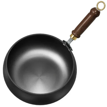 💥Pure Hand Forged Cast Uncoated Thick Iron Skillet🍳