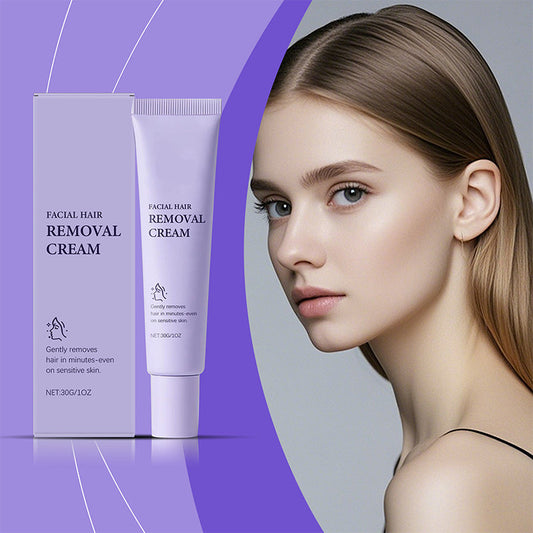 💗Last Day Special Price £6.99 ! 🔥Buy 2 Get 1 Free🔥Gentle and Painless Facial Hair Removal Cream