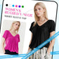 💥Limited Sale 70% OFF💥Women's Casual Pleated V-Neck Short-Sleeve Top