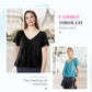 💥Limited Sale 70% OFF💥Women's Casual Pleated V-Neck Short-Sleeve Top