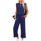 ⏳ 50% OFF⏰2026 New Women's Sleeveless Top & Wide-Leg Pants 2-Piece Set
