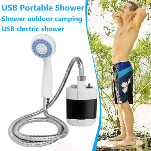 ✨Hot Sale 49% OFF ✨ Portable Outdoor Electric Shower Set - Handheld Camp Shower for Travel, Hiking & Gardening