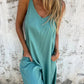 🍧Summer Hot Sale 70% OFF💞Women's Casual Loose Cotton-Linen Blend Jumpsuit with Pockets and Adjustable Straps