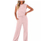 🔥Last Day Promotion 70% OFF💖Women's Casual Sleeveless Top and Drawstring Pants 2-Piece Set