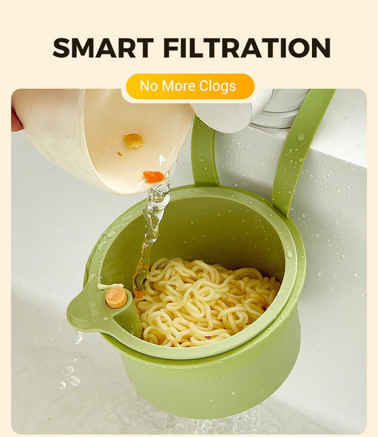 🔥Hot Sale🔥Must-Have Kitchen Helper! Essential Sink Drain Basket With No Drilling Design