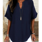 🔥Last Day-60% OFF🔥Fashion Loose Solid Color Short Sleeve Top