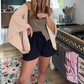💖 Special Price £13.99🔥Last 3 Hours!!💝Women's Linen Cardigan 3/4 Sleeve Open Front Loose Cover Ups Lightweight Shrug