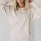 😍Limited Sale 50%OFF👚Women's Pocketed Pullover with Ribbed Pattern