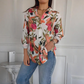 🌸 Special Price £15.99!!🌸Elegant Plants Print Button-up Shirt