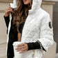 ❄️Winter Sale 50% OFF:🧥 Women's Hooded Patchwork Cotton Jacket for Autumn & Winter
