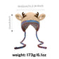 🎁🎄Christmas Sale 49% OFF! 🦌Original design Festive Christmas Antler Hat🧶