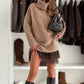 ❄️New Year Sale 50% OFF!!⚡Turtleneck Sweater Mini Dress Set