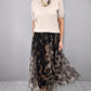 🎁Limited Sale 50% OFF💗Women's Two-Piece Sweater & Leopard Flowy Skirt Set
