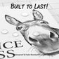 📢Limited-time 60% OFF🏡✨Funny Bathroom Wall Art - "Nice Ass" Donkey Print